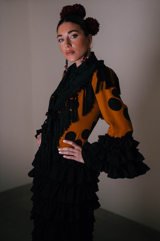 Vestido de flamenca salga con lunares