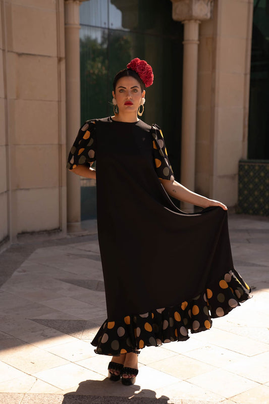 Vestido de flamenca BOLERO mostaza