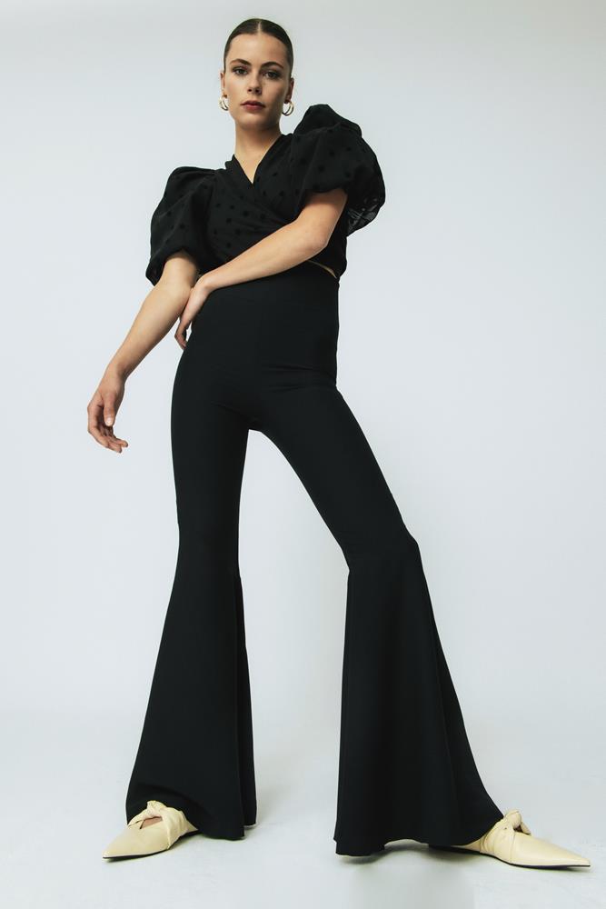 Blusa lunares Carmela Negro