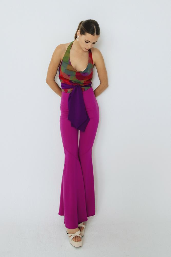 Blusa de Invitada Ángela Circulo Morado
