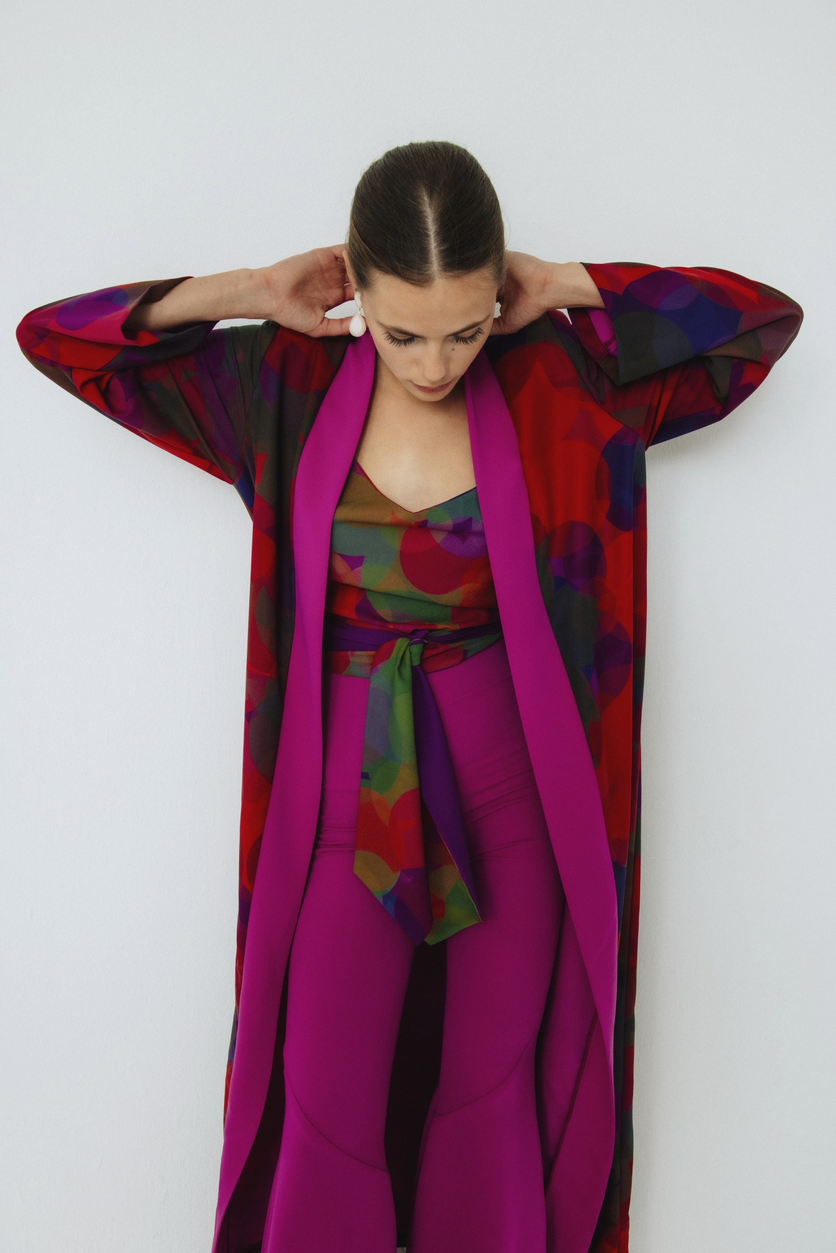Blusa de Invitada Ángela Circulo Morado
