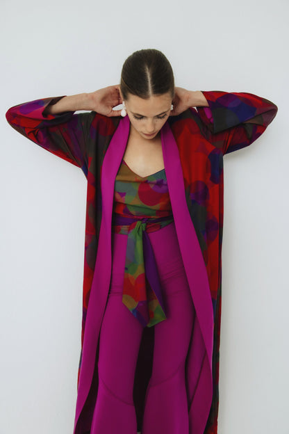 Blusa de Invitada Ángela Circulo Morado