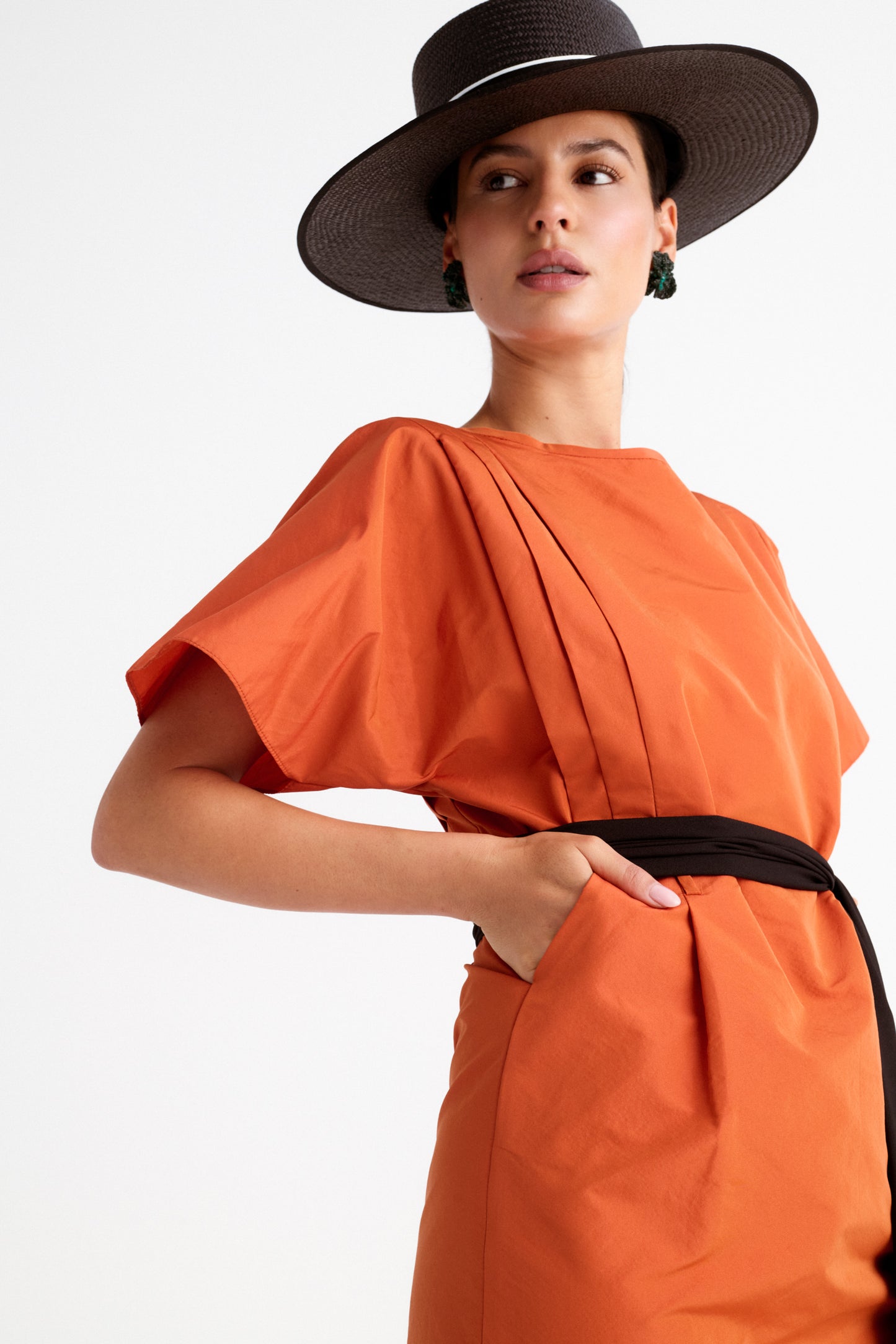 Vestido Gilda Terracota