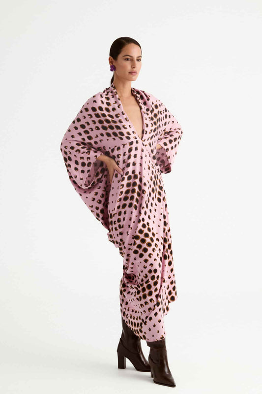 Vestido Shaira invitada rosa nude