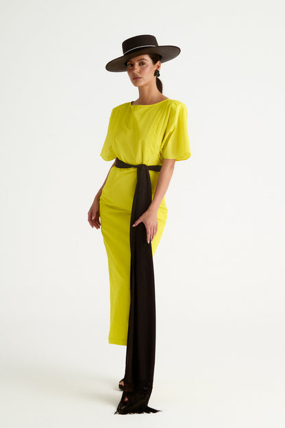 Vestido Gilda Amarillo