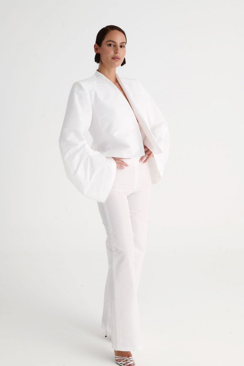 Pantalón invitada blanco recto