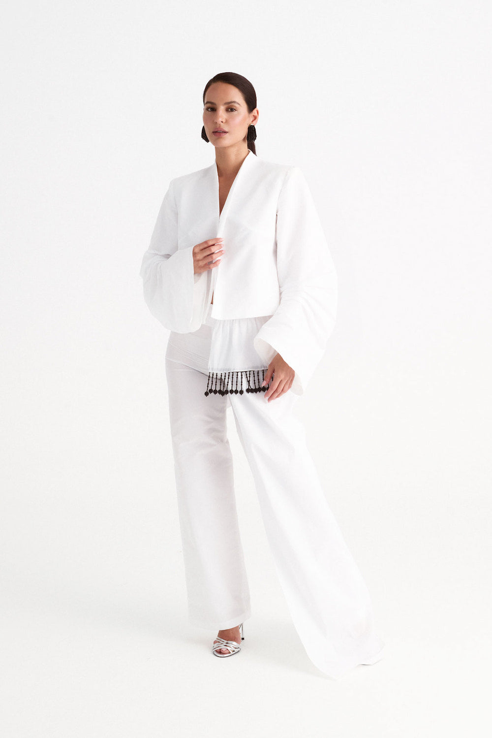 Pantalón invitada blanco recto