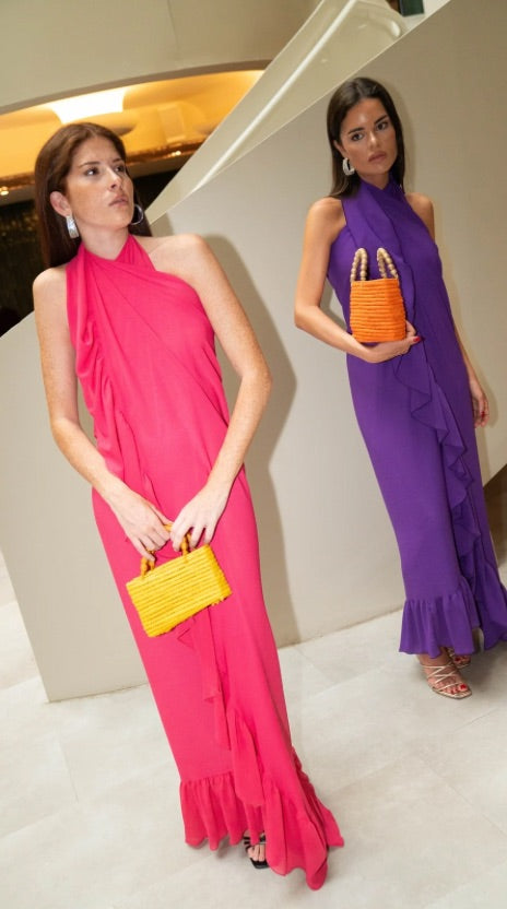 Vestido Volare Fucsia 2 en 1