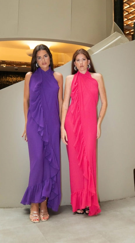 Vestido Volare Fucsia 2 en 1