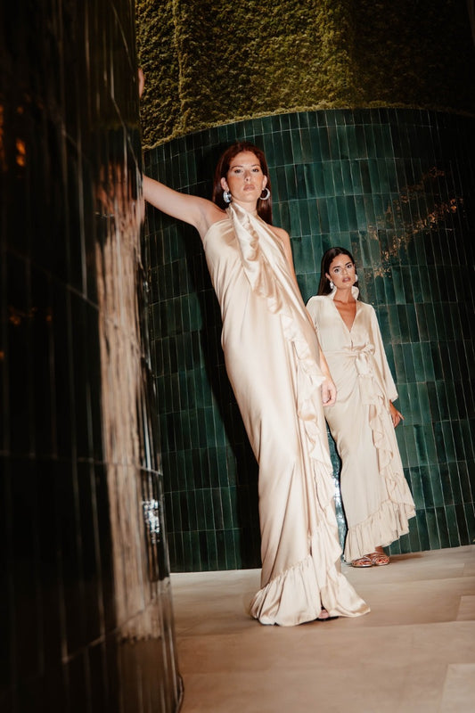 Vestido Volare Champagne 2 en 1