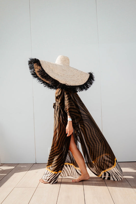 Vestido kaftán Safari