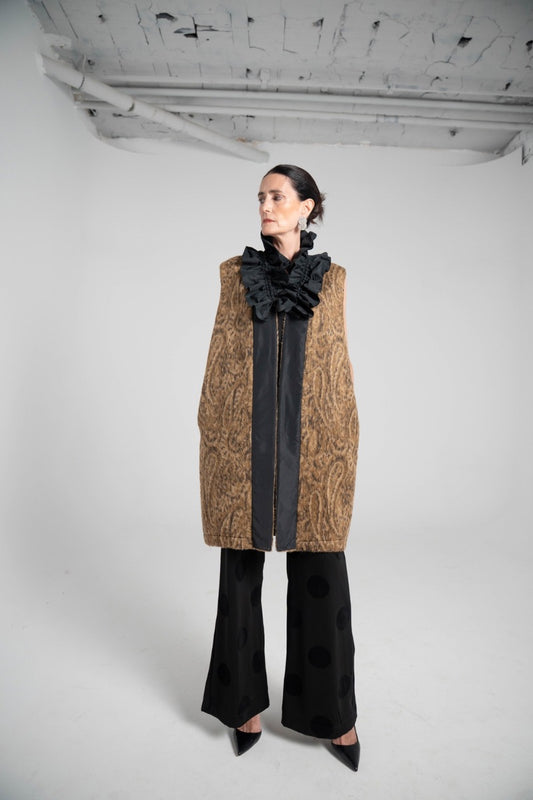 Chaleco Reversible Animal Print