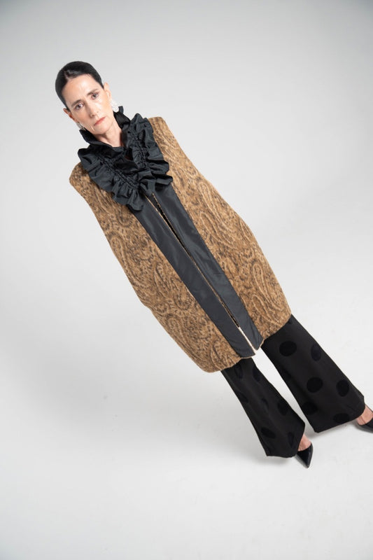 Chaleco Reversible Animal Print