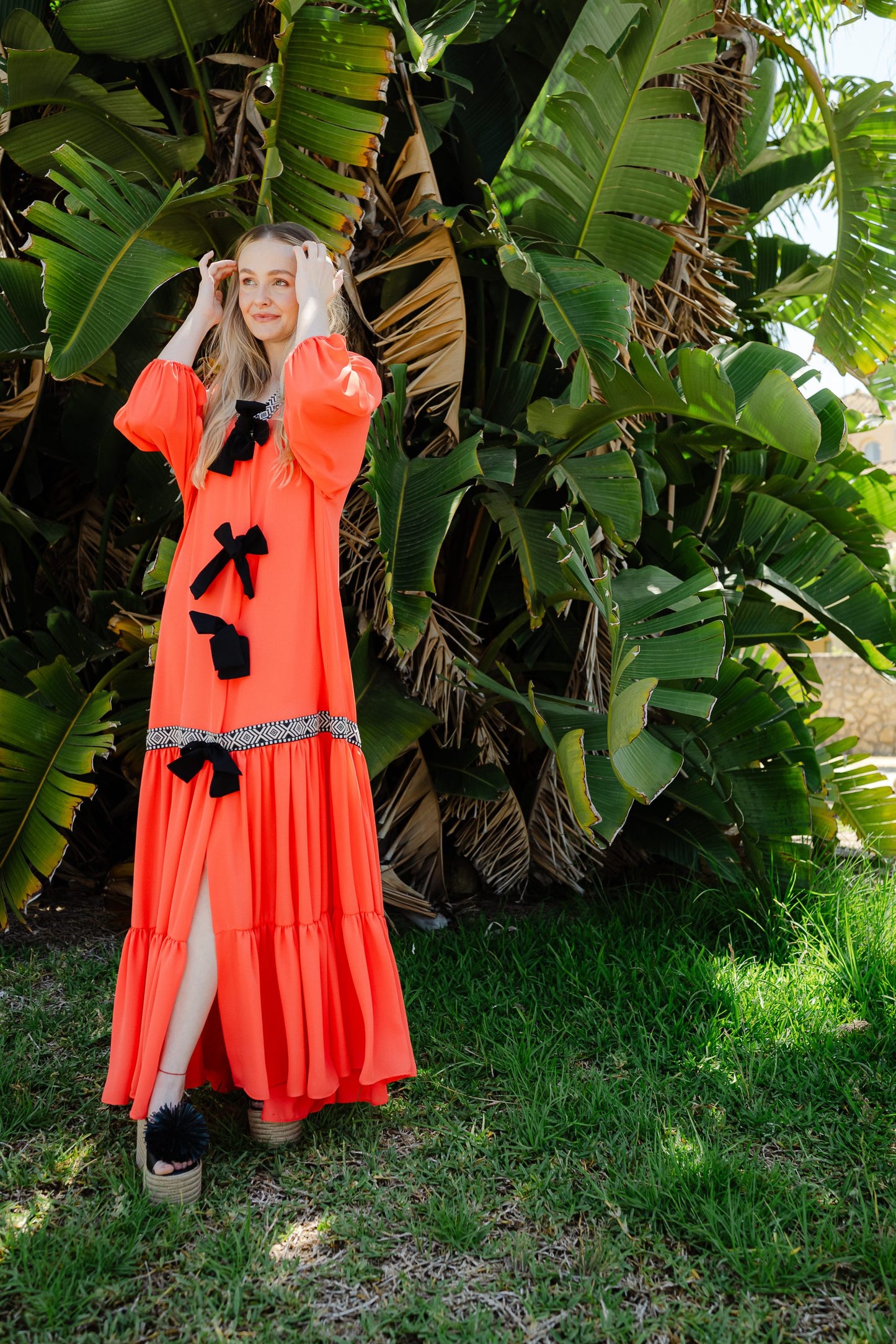 Vestido Atenas Coral