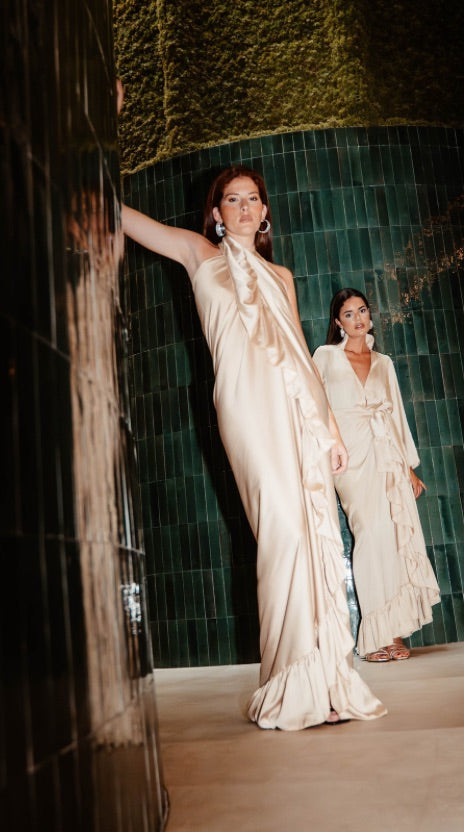 Vestido Volare Champagne 2 en 1