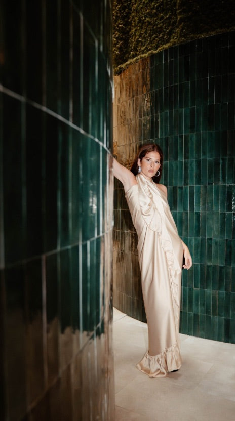 Vestido Volare Champagne 2 en 1
