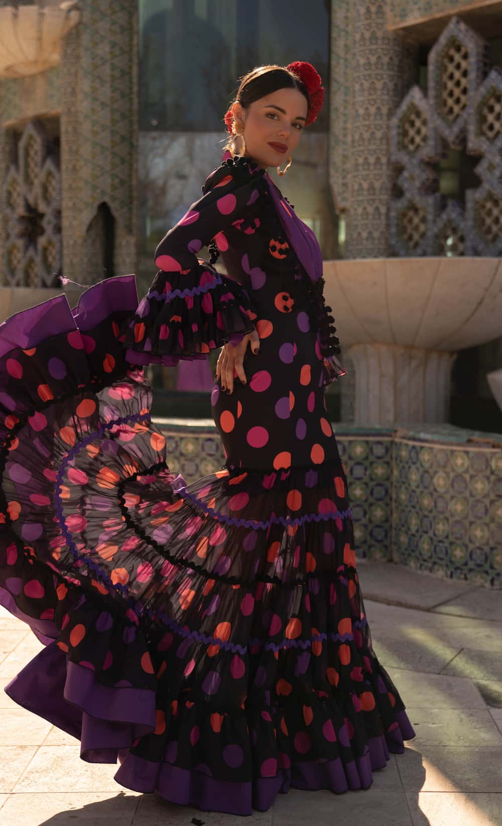 Vestido de flamenca GUAYABA