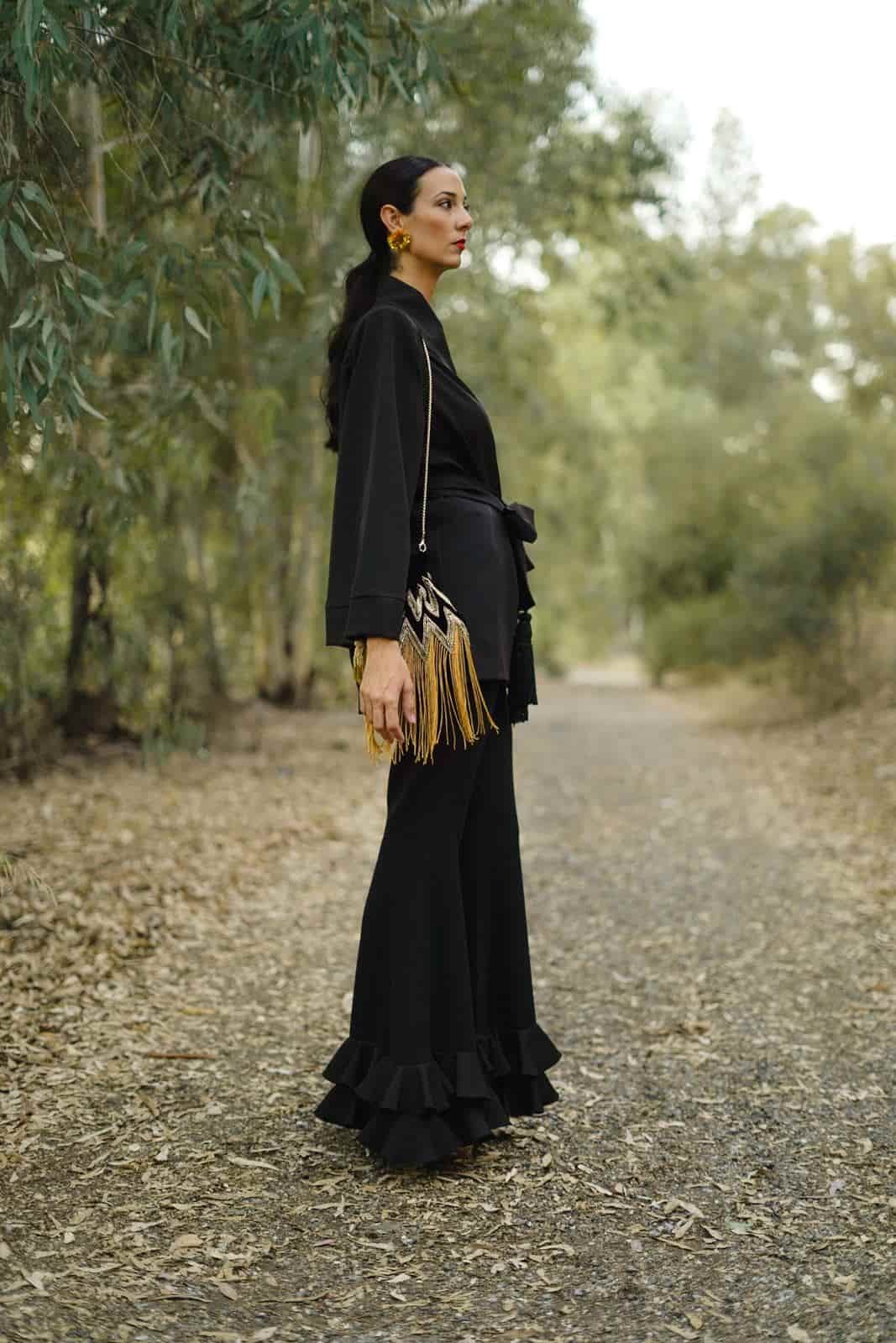 Chaqueta Invitada Crepé Negro COBIJO