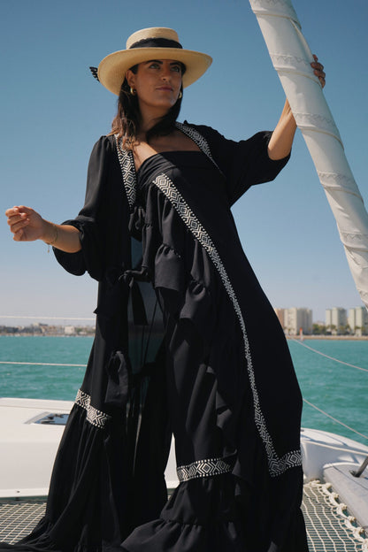 Vestido/Falda envolvente Atenas Negro