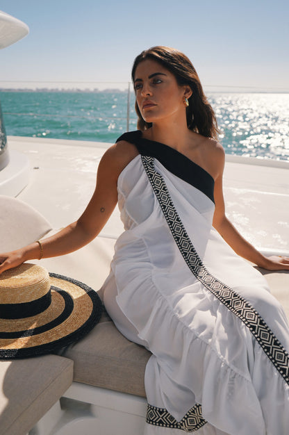Vestido/Falda envolvente Atenas Blanco