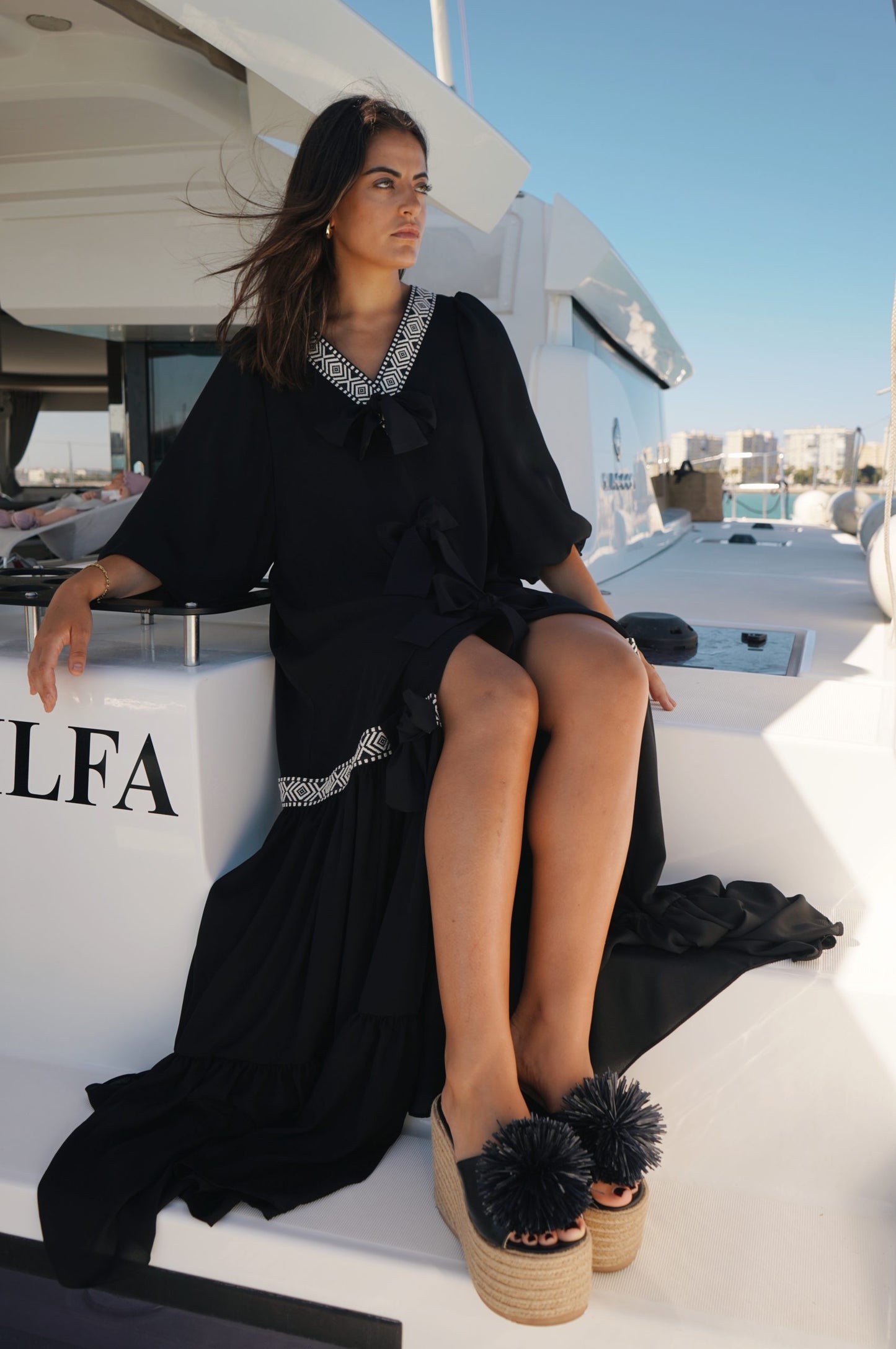 Vestido Atenas Negro