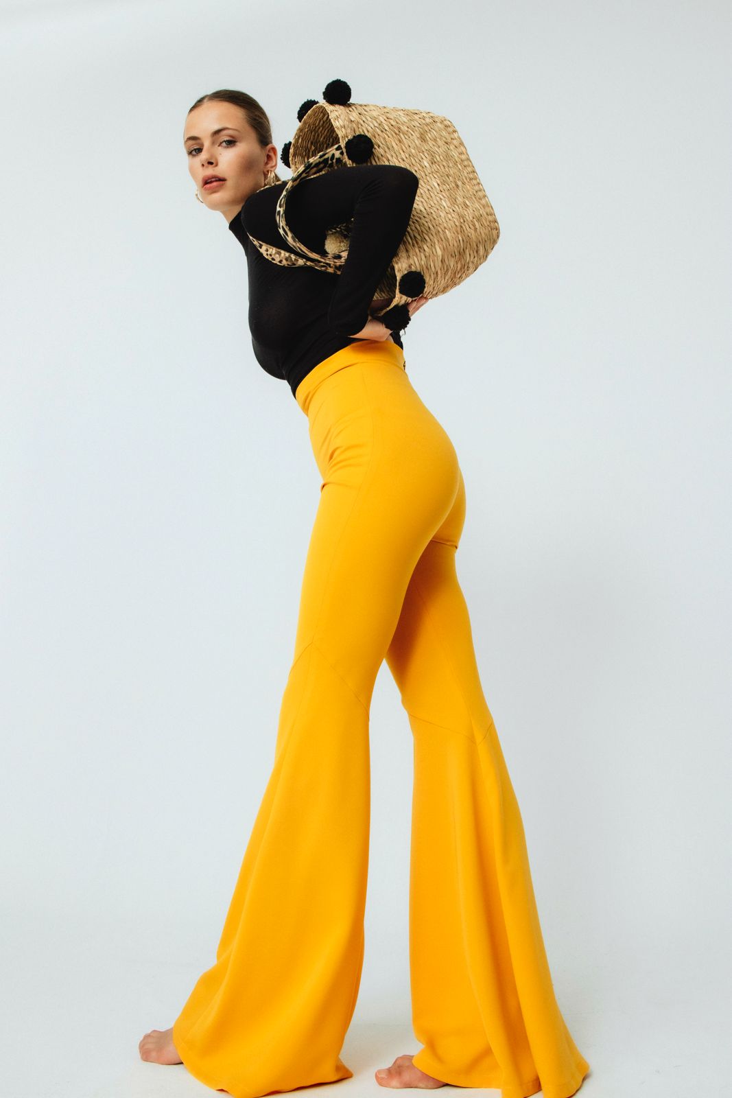 Pantalón de invitada albero M Carmen