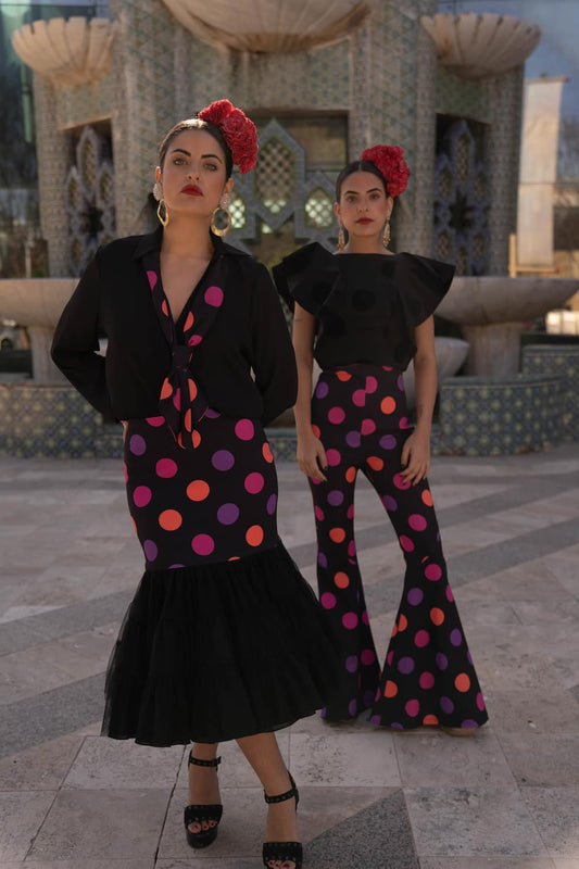 Pantalón de invitada lunares CORINTO