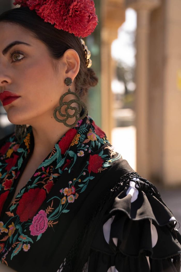 pendientes de flamenca originales