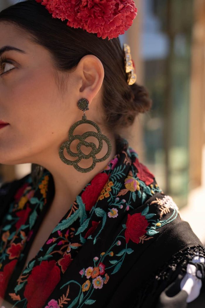 pendientes de flamenca