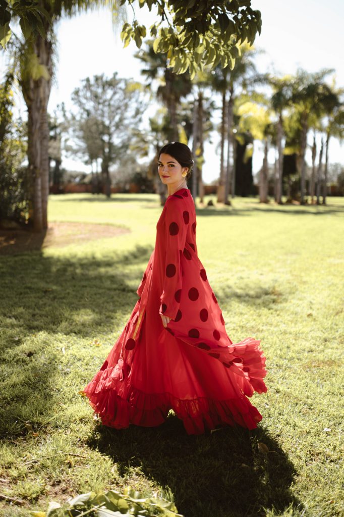 Vestido de invitada de boda rojo