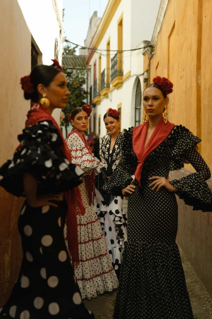 vestido flamenca clásico