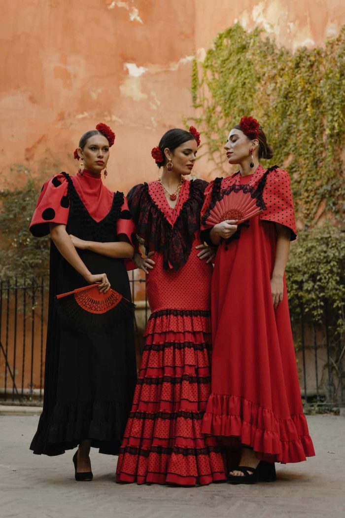 vestido flamenca tradicional