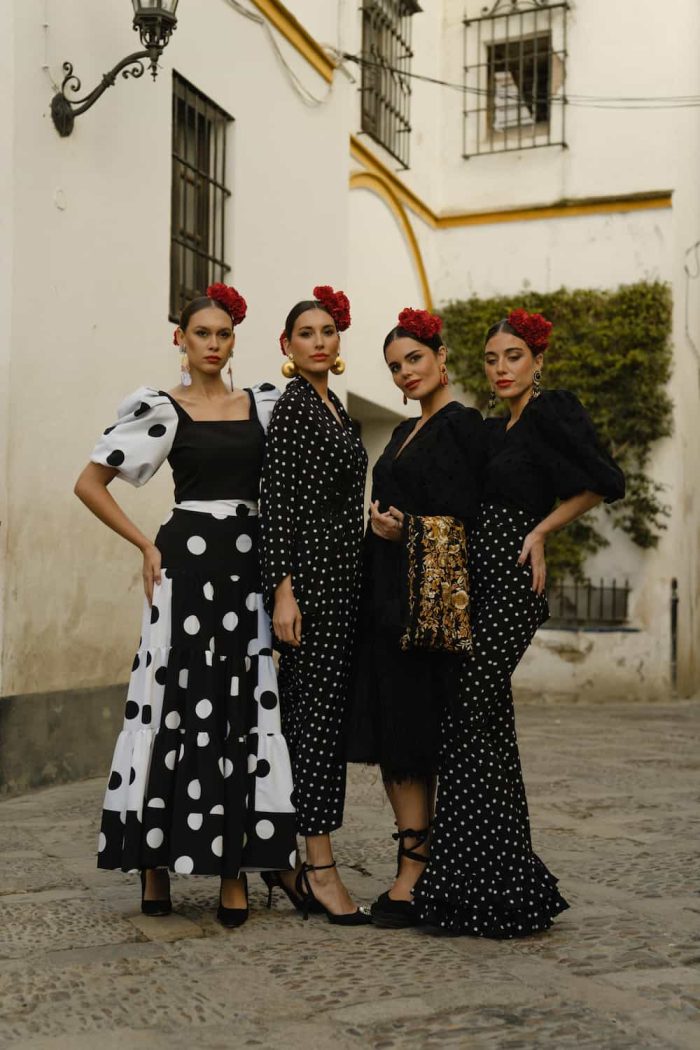 falda flamenca lunares