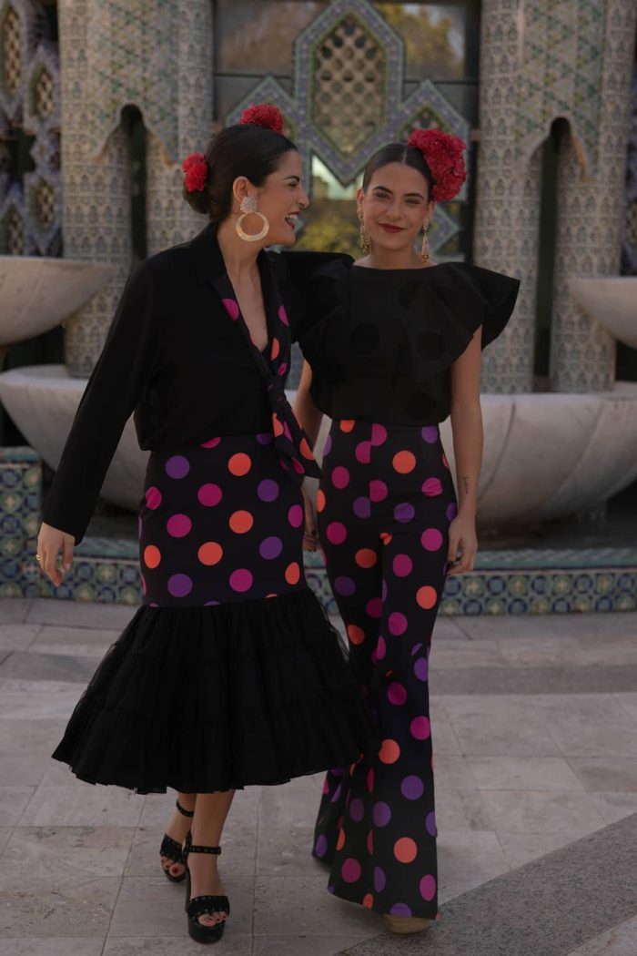 look de flamenca corto