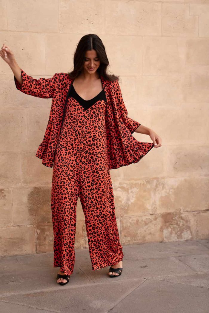 chaqueta animal print