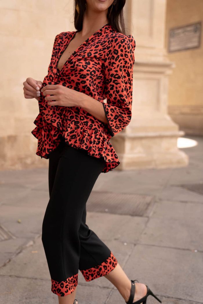 blusa invitada print