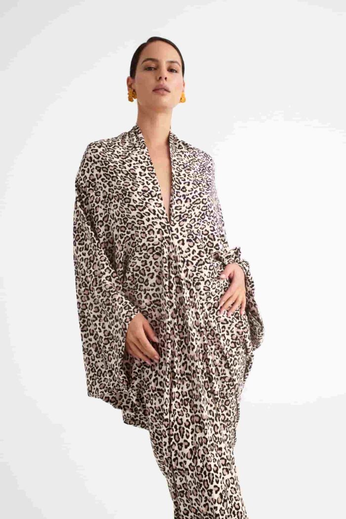 vestido de invitada print