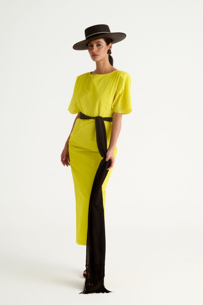 vestido amarillo boda